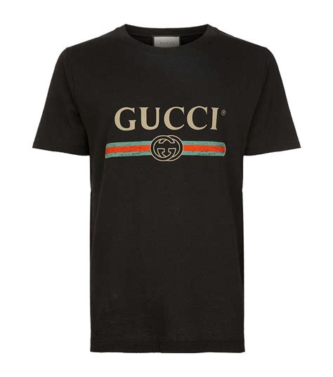 gucci black t shirt fake|genuine gucci t shirts.